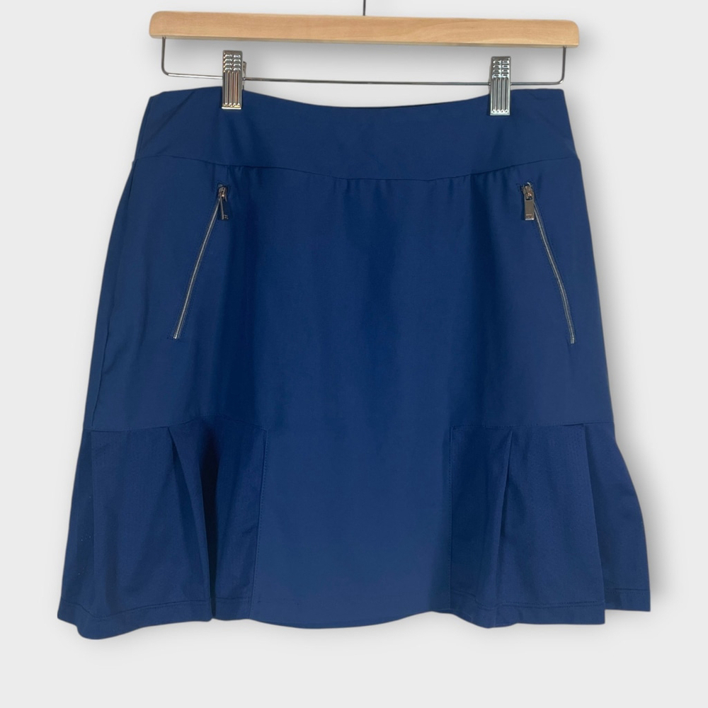 TAIL Golf Skort Skirt Sz 4 Blue Pockets Pickleball Tennis Sport Activewear EUC